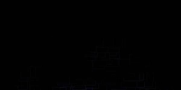 Темная Векторная Текстура Синего Цвета Прямоугольном Стиле Иллюстрация Набором Прямоугольников — стоковый вектор