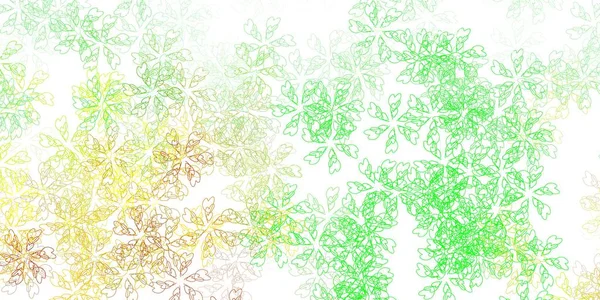 Легкий Многоцветный Векторный Абстрактный Шаблон Листьями Сияющая Цветная Иллюстрация Листьями — стоковый вектор