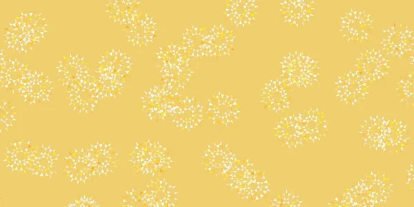 Світло Оранжевий Векторний Шаблон Каракулі Квітами Градієнтні Барвисті Абстрактні Квіти — стоковий вектор