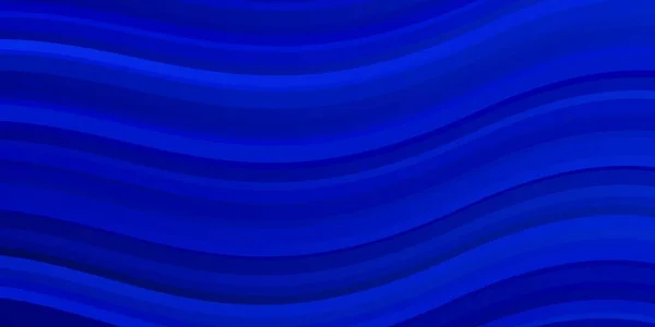Fond Vectoriel Bleu Clair Avec Courbes — Image vectorielle