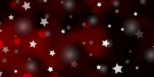 Diseño Vectorial Naranja Oscuro Con Círculos Estrellas — Vector de stock