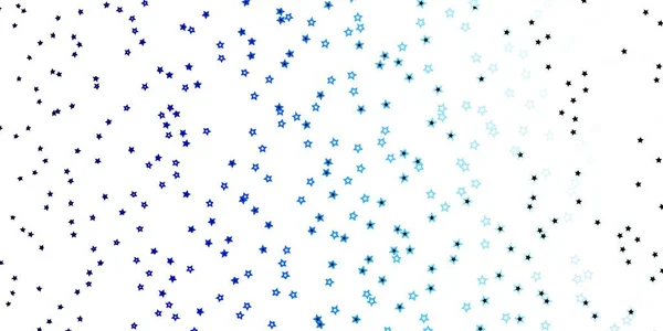 Textura Vectorial Azul Oscuro Con Hermosas Estrellas — Vector de stock