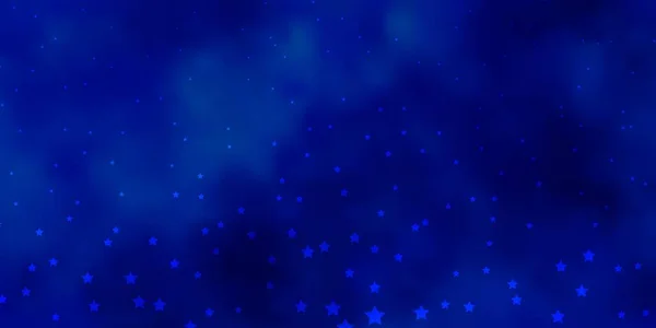 Σκούρο Μπλε Διάνυσμα Φόντο Πολύχρωμα Αστέρια Θόλωμα Διακοσμητικό Σχέδιο Απλό — Διανυσματικό Αρχείο