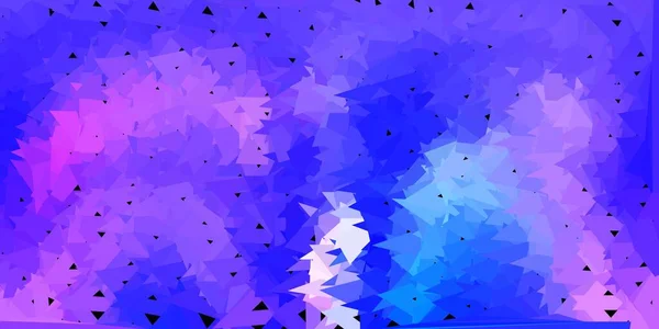 Jasnofioletowy Wektor Abstrakcyjny Trójkąt Tekstury Mozaika Kolorowa Ilustracja Koncepcją Trójkąta — Wektor stockowy