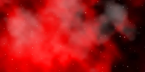 Parlak Yıldızlı Koyu Kırmızı Vektör Düzeni — Stok Vektör