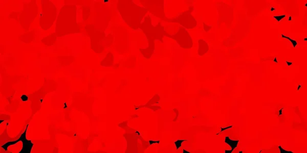 ランダムな形をした明るい赤色のベクトル背景 抽象的なスタイルでカラフルな形状のイラスト 広告のためのモダンなデザイン — ストックベクタ
