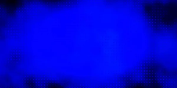 Donker Blauwe Vectorachtergrond Met Belletjes — Stockvector