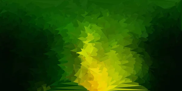 Tmavě Zelené Červené Vektorové Mnohoúhelníkové Pozadí Abstraktní Ilustrace Elegantními Gradientními — Stockový vektor