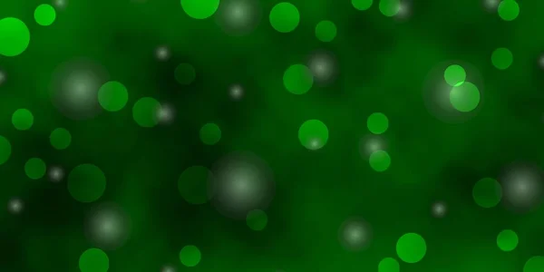 초록색 배경에원 — 스톡 벡터
