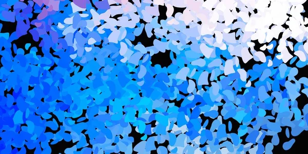 Lichtblauwe Gele Vectorachtergrond Met Chaotische Vormen Kleurrijke Illustratie Met Eenvoudige — Stockvector
