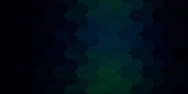 Темно Синяя Зеленая Текстура Линиями Современная Абстрактная Иллюстрация Красочными Линиями — стоковый вектор