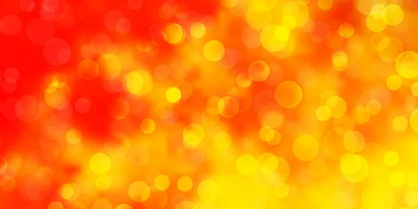 Φως Πορτοκαλί Διάνυσμα Μοτίβο Κύκλους — Διανυσματικό Αρχείο