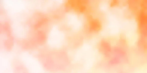 雲とライトオレンジベクトルテンプレート — ストックベクタ