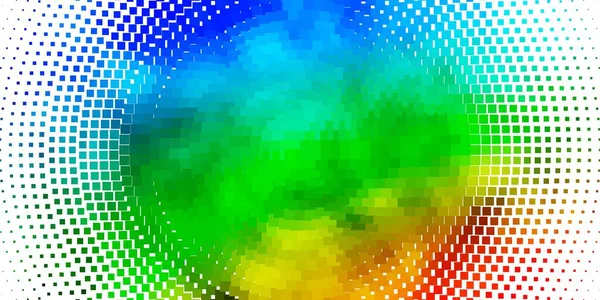 Light Multicolor Vector Backdrop Rectangles — Stock Vector