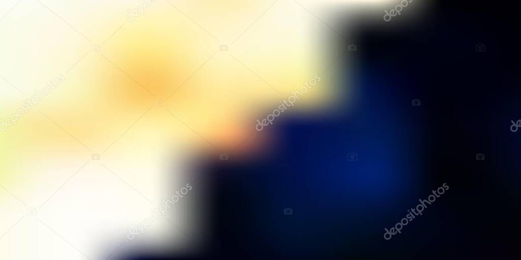 Dark blue vector abstract blur background. Abstract colorful illustration in blur style with gradient. Wallpaper for your web apps.