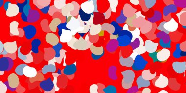 Açık mavi, kaotik şekilli sarı vektör arkaplan. Basit gradyan şekilli renkli bir çizim. Cep telefonları için arka plan.