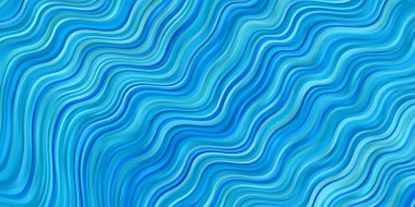 Dairesel yay ile hafif BLUE vektör düzeni.