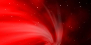 Koyu yeşil, güzel yıldızlı kırmızı vektör dokusu.