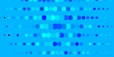 Küreli koyu mavi vektör deseni. Parlak renkli ve soyut küreler içeren bir resim. Broşürler, broşürler için desen.