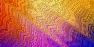 Açık Mavi, bükülmüş çizgileri olan sarı vektör arkaplanı.