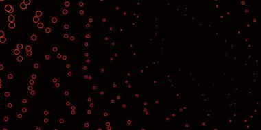 Daireli koyu turuncu vektör şablonu.