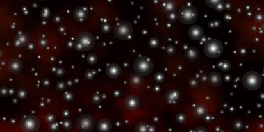 Parlak yıldızlı koyu turuncu vektör düzeni. Soyut tarzda renkli bir illüstrasyon ve değişken yıldızlar. Web siteleri, iniş sayfaları için desen.