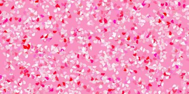 Soyut şekilli açık pembe vektör deseni. Soyut tarzda renkli şekilli bir illüstrasyon. Duvar kağıdı seti için zarif tasarım.