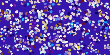 Açık mavi, soyut şekilli sarı vektör deseni. Gradyan rastgele formlarla modern soyut illüstrasyon. Duvar kağıdı seti için zarif tasarım.