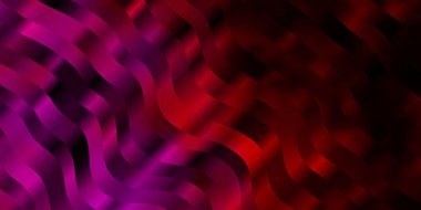 Koyu Mor, pembe çizgili vektör arkaplanı.