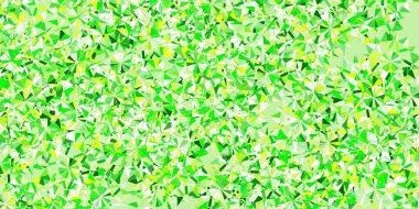 Açık yeşil, buz taneli sarı vektör şablonu. Kar taneleriyle soyut renkli çizimler. İş için Xmas tasarımı.