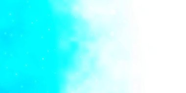Parlak yıldızlı hafif BLUE vektör düzeni. Yıldızlı bulanık dekoratif tasarım. Reklamınız, posteriniz, afişiniz için en iyi tasarım.