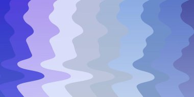 Açık Pembe, kıvrımlı mavi vektör arkaplan. Rengarenk çizgileri ve şekilleri olan parlak bir örnek. İş tanıtımınız için tasarım.