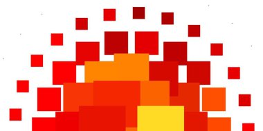 Açık Turuncu vektör düzeni, çizgiler, dikdörtgenler. Gradyan dikdörtgenleri olan bir resim. Cep telefonları için şablon.