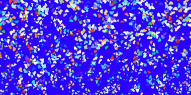 Memphis şekilli hafif çok renkli vektör dokusu. Soyut tarzda renkli şekilli bir illüstrasyon. Web siteniz için basit illüstrasyon.