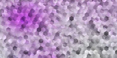 Kaotik şekilli açık mor vektör arkaplanı. Soyut tarzda, gradyan formlarda basit tasarım. Web siteniz için basit illüstrasyon.