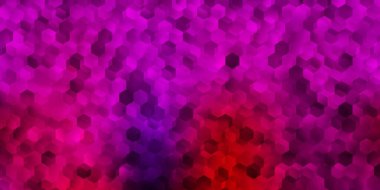 Koyu pembe, sarı vektör arkaplan ve kaotik şekiller. Gradyan rastgele formlarla modern soyut illüstrasyon. Reklamlarınız için modern tasarım.