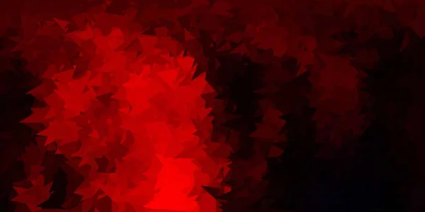 Темно Красный Векторный Треугольник Современная Абстрактная Иллюстрация Многоугольными Треугольниками Предпосылки — стоковый вектор