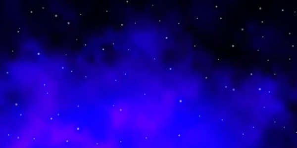 Ljuslila Vektormall Med Neonstjärnor Modern Geometrisk Abstrakt Illustration Med Stjärnor — Stock vektor