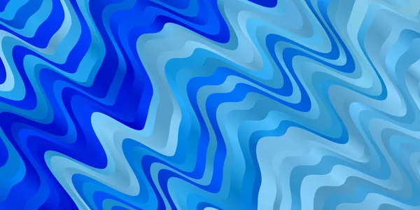 Heller Blauer Vektorhintergrund Mit Bögen Bunte Illustration Abstrakten Stil Mit — Stockvektor