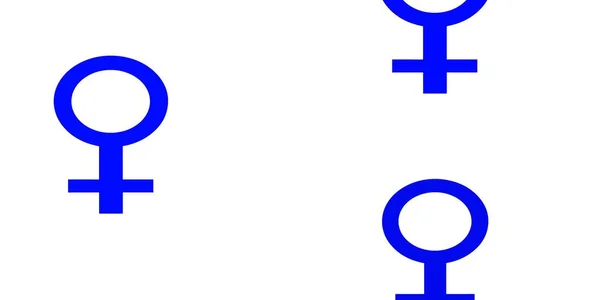 Light Blue Vector Backdrop Woman Power Symbols Simple Design Abstract — Stock Vector
