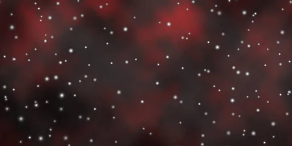 Patrón Vectorial Rojo Oscuro Con Estrellas Abstractas — Archivo Imágenes Vectoriales