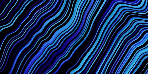 Dunkelrosa Blaue Vektortextur Mit Kurven Abstrakte Illustration Mit Steigungsbögen Muster — Stockvektor