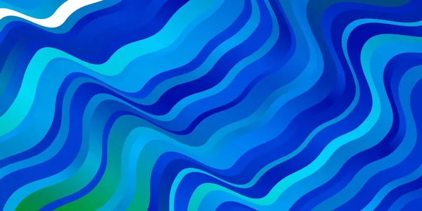 Ανοιχτό Μπλε Πράσινο Διανυσματικό Πρότυπο Γραμμές Πολύχρωμο Γεωμετρικό Δείγμα Καμπύλες — Διανυσματικό Αρχείο
