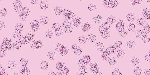 Легкая многоцветная векторная естественная компоновка с цветами. Современный дизайн с градиентом Цветы на абстрактном фоне. Умный дизайн для листовок, книг.