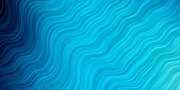 Modèle Vectoriel Bleu Clair Avec Des Lignes Douces — Image vectorielle