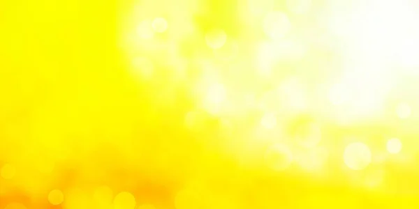 Світло Червоний Жовтий Векторний Візерунок Сферами Абстрактна Ілюстрація Різнокольоровими Плямами — стоковий вектор