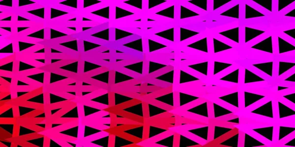 Dunkelrosa Vektorverlauf Polygon Textur Mosaik Bunte Illustration Mit Dreieck Konzept — Stockvektor