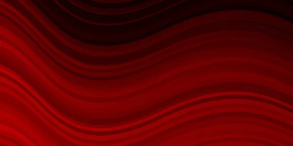 Mise Page Vectorielle Rouge Foncé Avec Courbes — Image vectorielle
