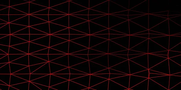 Hellrosa Roter Vektorgeometrischer Polygonaler Aufbau Abstrakte Illustration Mit Eleganten Verlaufsdreiecken — Stockvektor