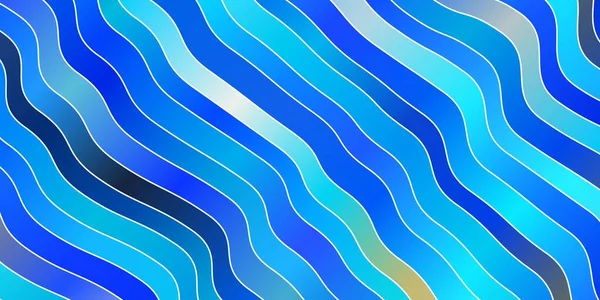 Light Blue Vector Texture Wry Lines — Stock Vector